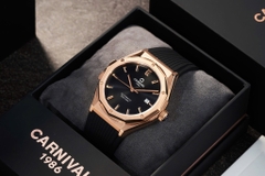 Đồng Hồ Nam Dây Cao Su Carnival 8168G-VH-DCS-D Automatic - Kính Sapphire - Size 42mm