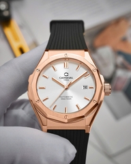 Đồng Hồ Nam Dây Cao Su Carnival 8168G-VH-DCS-T Automatic - Kính Sapphire - Size 42mm