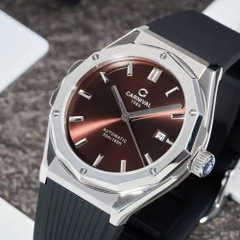 Đồng Hồ Nam Dây Cao Su Carnival 8168G-VT-DCS Automatic - Kính Sapphire - Size 42mm