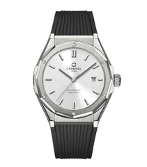 Đồng Hồ Nam Dây Cao Su Carnival 8168G-VT-DCS-T Automatic - Kính Sapphire - Size 42mm