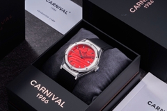 Đồng Hồ Nam Dây Cao Su Carnival 8168G-VT-DCS-VN Limited Việt Nam - Automatic - Kính Sapphire - Size 42mm