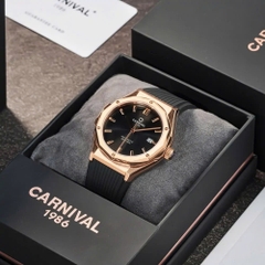 Đồng Hồ Nam Dây Cao Su Carnival 8168G-VV-DCS-D Automatic - Kính Sapphire - Size 42mm