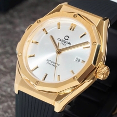 Đồng Hồ Nam Dây Cao Su Carnival 8168G-VV-DCS-T Automatic - Kính Sapphire - Size 42mm