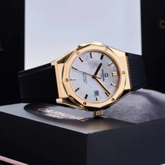 Đồng Hồ Nam Dây Cao Su Carnival 8168G-VV-DCS-TK Xà Cừ - Automatic - Kính Sapphire - Size 42mm