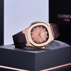Đồng Hồ Nam Dây Da Carnival Nautilus 8108G1-VH-DD-N - Automatic - Kính Sapphire - Size 41mm