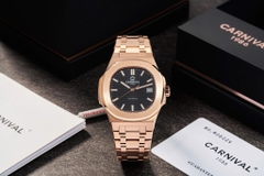 Đồng Hồ Nam Dây Thép Carnival Nautilus 8108G1-VH-D Automatic - Kính Sapphire - Size 41mm
