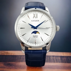 Đồng Hồ Nam Dây Da Citizen Quartz AK5000-03A Moonphase - Size 42mm