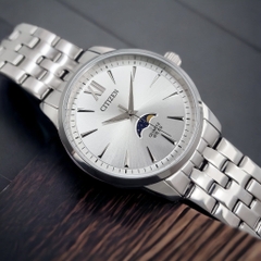 Đồng Hồ Nam Dây Thép Citizen Quartz AK5000-54A Moonphase - Size 42mm