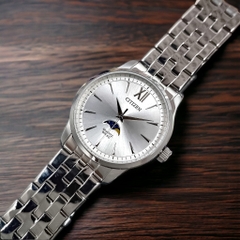 Đồng Hồ Nam Dây Thép Citizen Quartz AK5000-54A Moonphase - Size 42mm