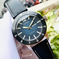 Đồng Hồ Nam Dây Da Citizen Eco-Drive AW0078-08L - Size 43mm