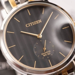 Đồng Hồ Nam Dây Thép Citizen Quartz BE9174-55E Demi Gold - Size 39mm