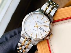 Đồng Hồ Nam Dây Thép Citizen Quartz BF2018-52A Demi Gold - Size 41mm