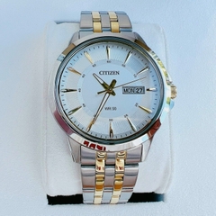 Đồng Hồ Nam Dây Thép Citizen Quartz BF2018-52A Demi Gold - Size 41mm