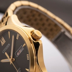 Đồng Hồ Nam Dây Thép Citizen Quartz BF2022-55H - Size 41mm