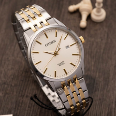 Đồng Hồ Nam Dây Thép Citizen Quartz BI5006-81P Demi Gold - Size 39mm