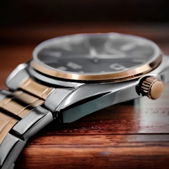 Đồng Hồ Nam Dây Thép Citizen Quartz BI5104-57X - Size 41mm