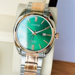 Đồng Hồ Nam Dây Thép Citizen Quartz BI5104-57Z Demi Rose Gold - Size 41m