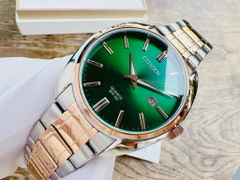 Đồng Hồ Nam Dây Thép Citizen Quartz BI5104-57Z Demi Rose Gold - Size 41m