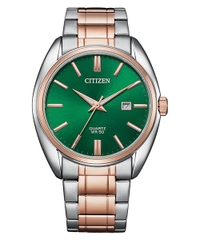 Đồng Hồ Nam Dây Thép Citizen Quartz BI5104-57Z Demi Rose Gold - Size 41m
