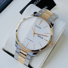 Đồng Hồ Nam Dây Thép Citizen Automatic NH8356-87A - Demi Gold - Size 40mm