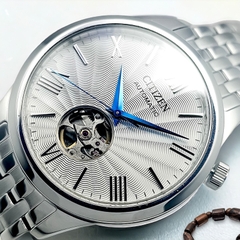 Đồng Hồ Nam Dây Thép Citizen Automatic NH9130-84A Kính Sapphire - Size 40mm