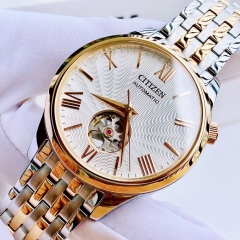 Đồng Hồ Nam Dây Thép Citizen Automatic NH9136-88A - Kính Sapphire - Size 40mm