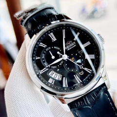 Đồng Hồ Nam Dây Da Orient Sun And Moon Gen 3 RA-AK0010B10B ( RA-AK0010B30B ) ( RA-AK0010B00C ) ( RA-AK0010B ) - Size 42.5mm