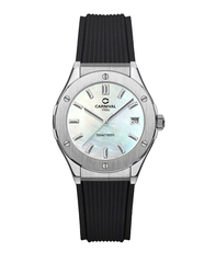 Đồng Hồ Nữ Dây Cao Su Carnival 8168L-VT-DCS-TK Xà Cừ - Máy Quartz - Kính Sapphire - Size 34mm