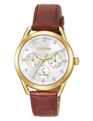 Đồng Hồ Nữ Dây Da Citizen Eco-Drive FD2052-07A - Size 38mm