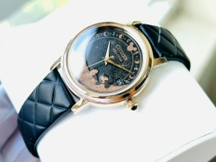 Đồng Hồ Nữ Dây Da Citizen Eco-Drive FE6098-08W Mickey Mouse - Size 35mm