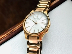 Đồng Hồ Nữ Dây Thép Citizen Eco-Drive EM0593-56A - Size 36mm