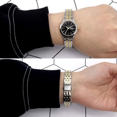 Đồng Hồ Nữ Dây Thép Citizen Quartz EQ0608-55E Demi Gold - Size 27mm