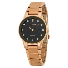 Đồng Hồ Nữ Dây Thép Citizen Eco-Drive GA1058-59Q  - Kim Cương - Size 30mm