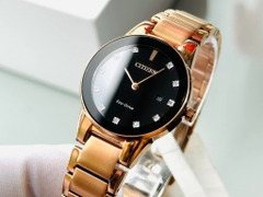 Đồng Hồ Nữ Dây Thép Citizen Eco-Drive GA1058-59Q  - Kim Cương - Size 30mm