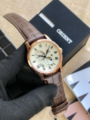 Đồng Hồ Nam Dây Da Orient Sun And Moon Gen 3 RA-AK0007S10B ( RA-AK0007S30B ) ( RA-AK0007S00C ) ( RN-AK0001S ) - Size 42.5mm
