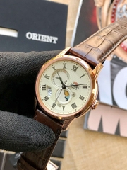 Đồng Hồ Nam Dây Da Orient Sun And Moon Gen 3 RA-AK0007S10B ( RA-AK0007S30B ) ( RA-AK0007S00C ) ( RN-AK0001S ) - Size 42.5mm
