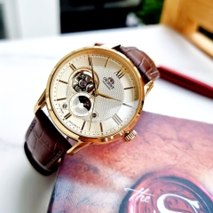 Đồng Hồ Nam Dây Da Orient Sun And Moon Gen 4 RA-AS0010S10B ( RA-AS0010S30B ) ( RA-AS0010S00C ) - Size 42mm