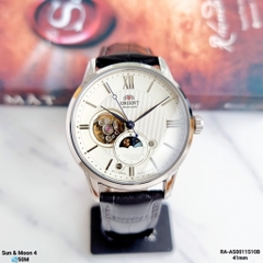 Đồng Hồ Nam Dây Da Orient Sun And Moon Gen 4 RA-AS0011S10B ( RA-AS0011S30B ) ( RA-AS0011S00C ) ( RN-AS0003S ) - Size 42mm