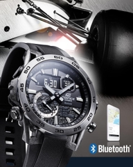 Edifice ECB-40P-1ADF Bluetooth | Khung máy Carbon | ECB-40P-1A