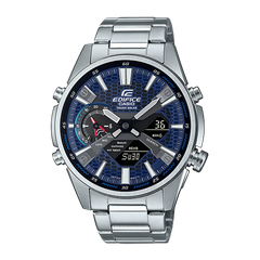 EDIFICE ECB-S100D-2ADF KÍNH SAPPHIRE - PIN NĂNG LƯỢNG MẶT TRỜI - BLUETOOTH | ECB-S100D-2A