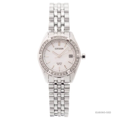 Đồng Hồ Nữ Dây Thép Citizen Quartz EU6060-55D
