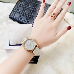 Đồng Hồ Nữ Dây Da Citizen EV1033-08D Eco-Drive  | Năng Lượng Ánh Sáng | Kính Sapphire | Size 36mm