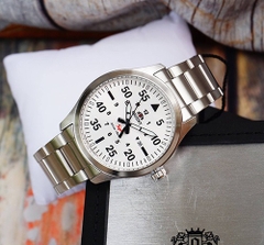 Đồng Hồ Nam Dây Thép Orient Quartz FUNG2002W0 Size 42mm