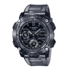 G-SHOCK GA-2000SKE-8ADR TRANSPARENT PACK Dây Nhựa | GA-2000SKE-8A Carbon Core