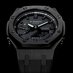 G-SHOCK GA-2100-1A1 AP CUSTOM FULL BLACK ROYAL OAK