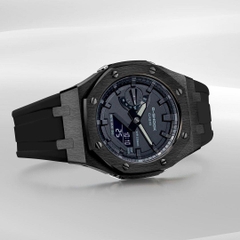 G-SHOCK GA-2100-1A1 AP CUSTOM FULL BLACK ROYAL OAK