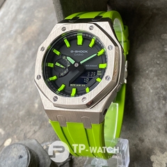 G-SHOCK GA-2100-1A3 AP CUSTOM KERMIT GREEN x SILVER ROYAL OAK (SPECIAL)