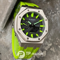 G-SHOCK GA-2100-1A3 AP CUSTOM KERMIT GREEN x SILVER ROYAL OAK (SPECIAL)