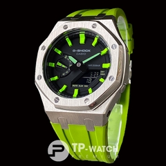 G-SHOCK GA-2100-1A3 AP CUSTOM KERMIT GREEN x SILVER ROYAL OAK (SPECIAL)