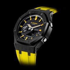 G-SHOCK GA-2110SU-9A AP CUSTOM BLACK x  YELLOW ROYAL OAK (SPECIAL)